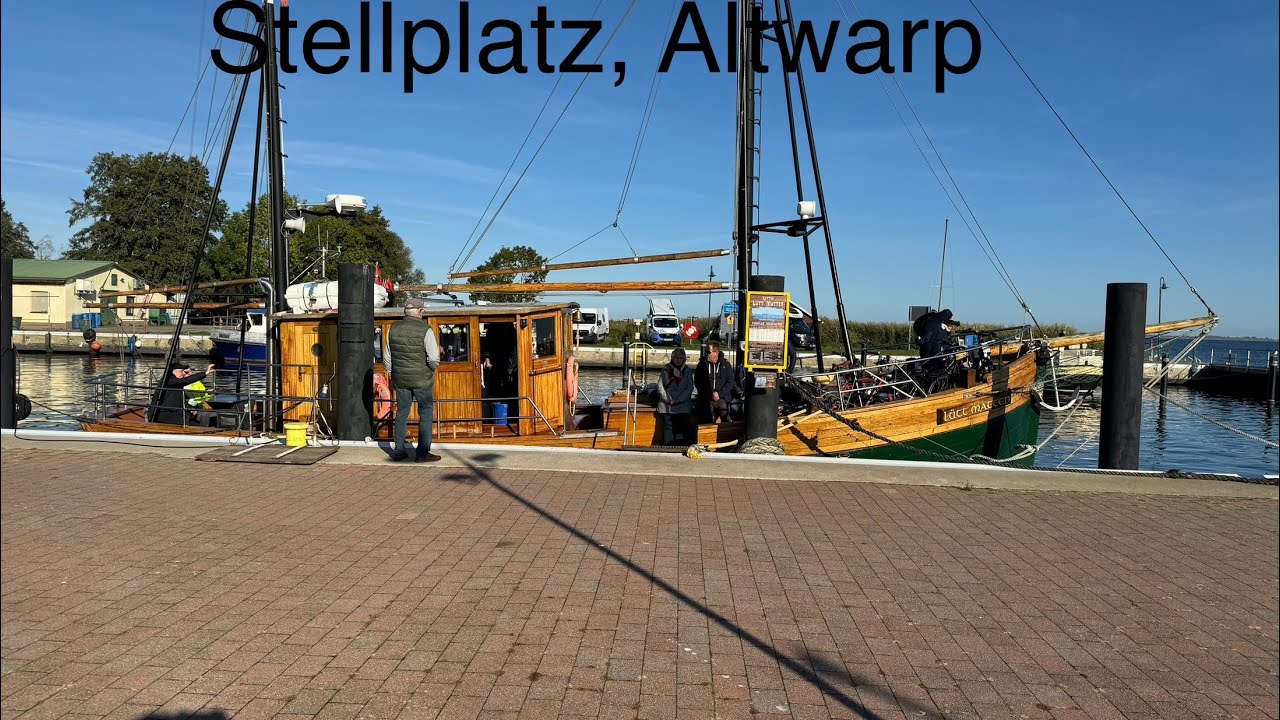 Altwarp am Stettiner Haff Ausflug nach Neuwarp mit dem Fahrrad dann zurück