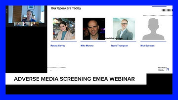 Adverse Media Screening EMEA webinar