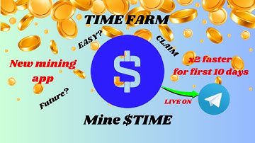 TIME FARM | Telegram app | Tap2Earn | CRYPTO MINER