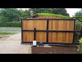 Cantilever Timber & Steel Sliding Gate