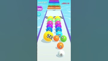 ball run 2048 - level 42 #ballrun2048 #ballgame #nhs90