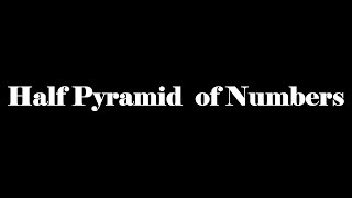 C LANGUAGE || BASIC PROGRAMMING || EXAMPLE : 2 || C Program to Print Pyramids and Patterns.