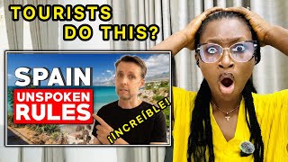 Foreigner React to 10 UNSPOKEN RULES Tourists Keep Breaking in Spain 🇪🇸 