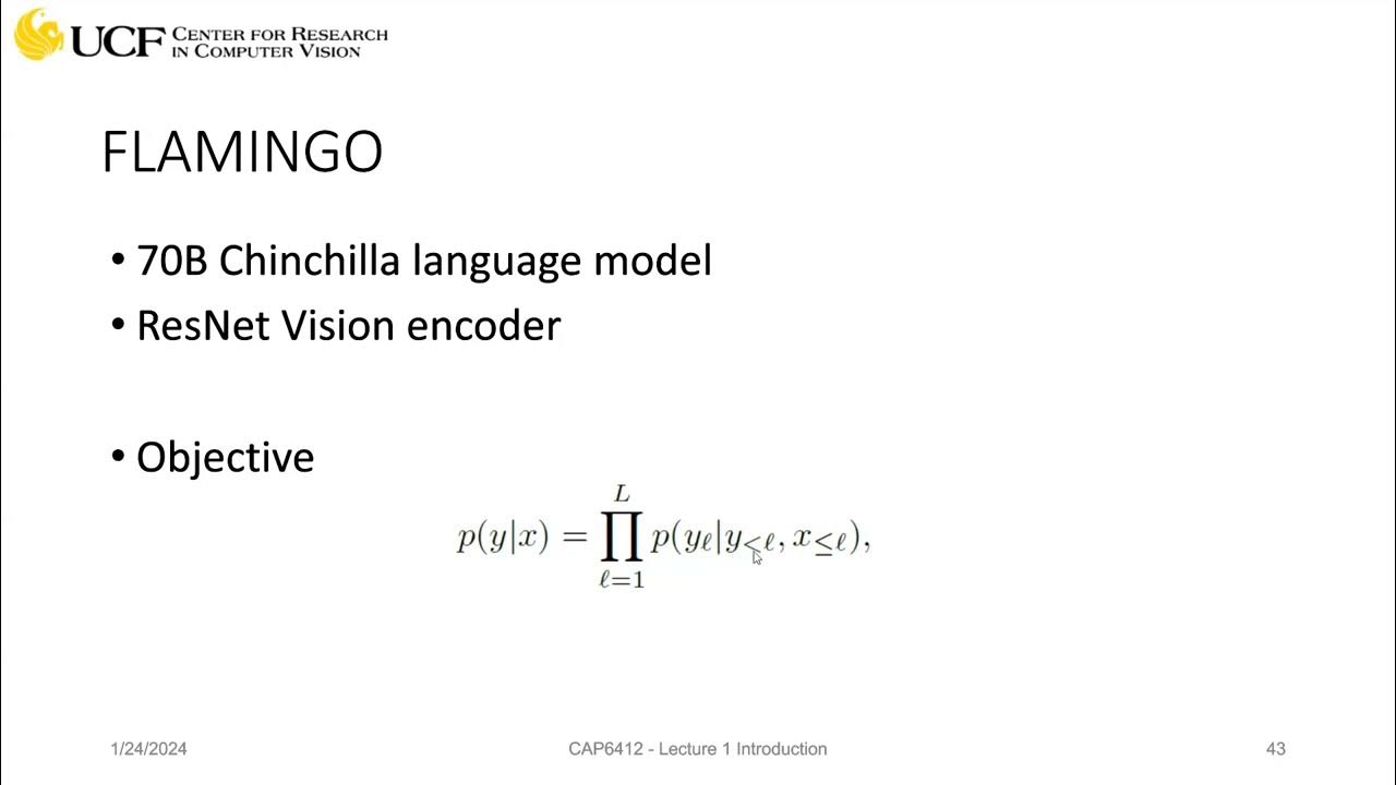 Lecture 5 - Visual-Language Models Introduction Part-II: FLAMINGO ...