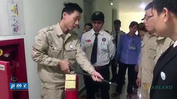 Sẵn sàng ứng phó tình huống cháy giả định tại căn hộ 412 tháp B - tòa nhà Anland Complex