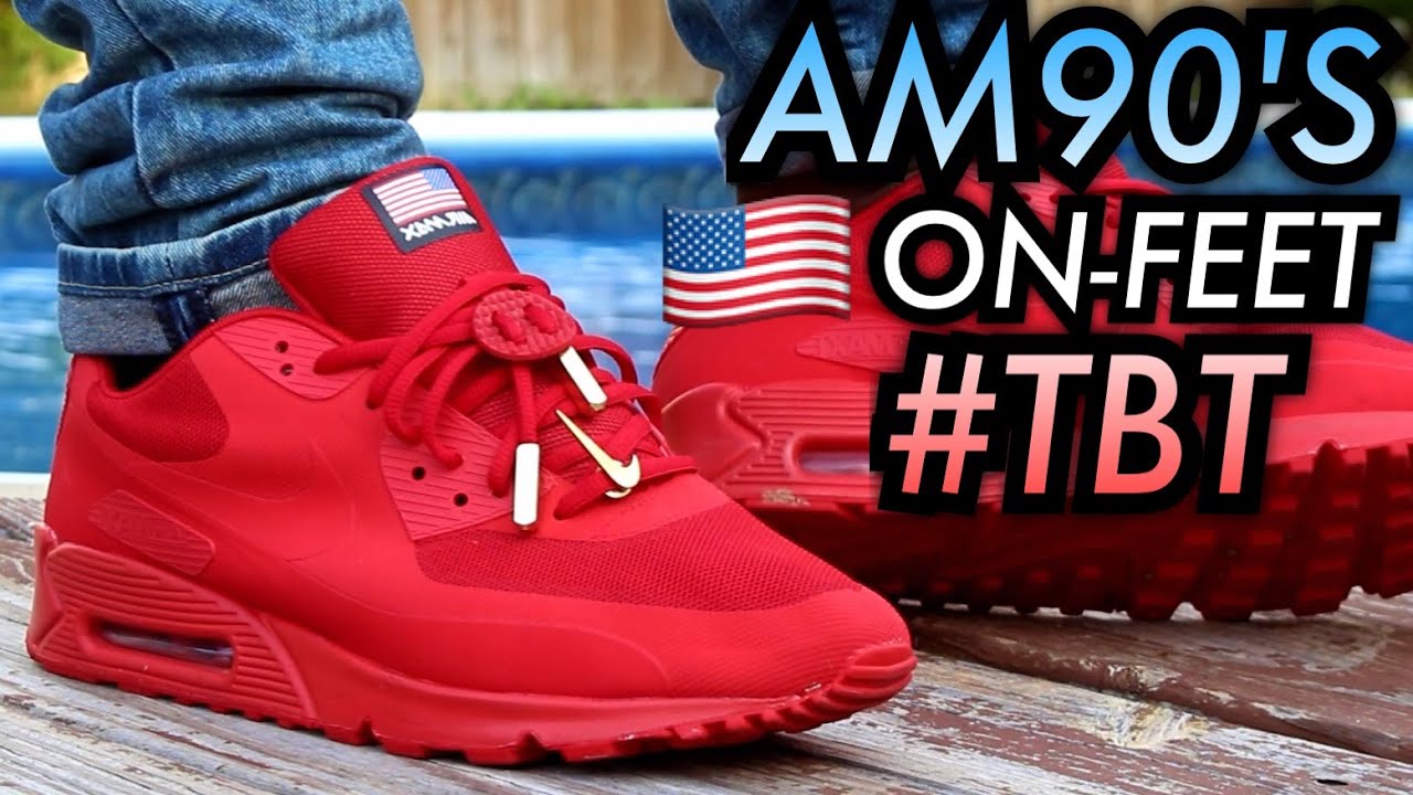 nike air max 90 independence day red