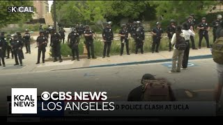 Protests lead to clash with police on UCLA campus | Full coverage