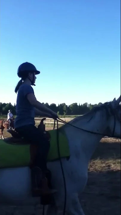Me cantering on Bandit!