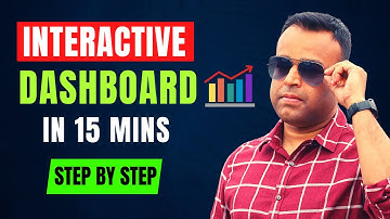 Create Interactive Dashboard in Excel | Step-by-Step Excel Dashboard | Vivekananda Sinha | Video 267