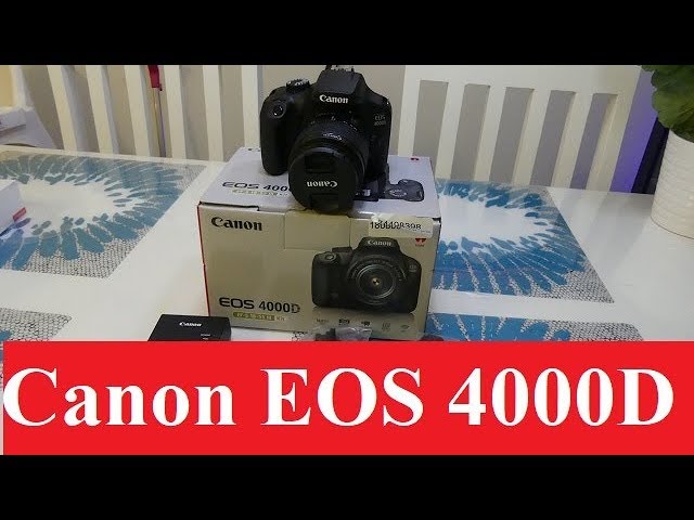 Canon EOS 4000D UNBOXING 