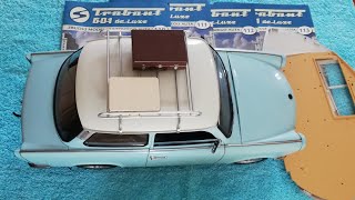 Trabant 601. Episode 110. Numbers 110-113. Build a model of the iconic car 1: 8 Hachette.