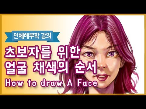 초보자를 위한 얼굴 그리는 순서(How To <strong>Draw</strong> A <strong>Face</strong>) - 오쌤 인체해부학(Anatomy Teache O)