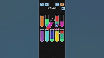 Water Color Sort Level 779 Walkthrough Solution iOS/Android
