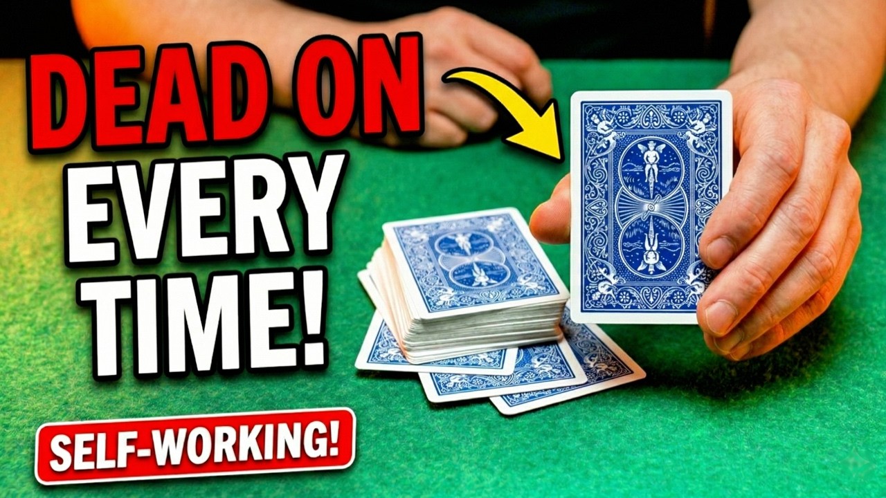 Классический карточный фокус, который до сих пор кажется невозможным (работает сам по себе)