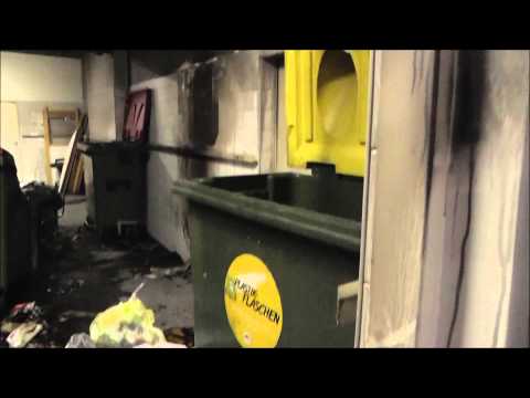 Müllraumbrand Wien-Simmering am