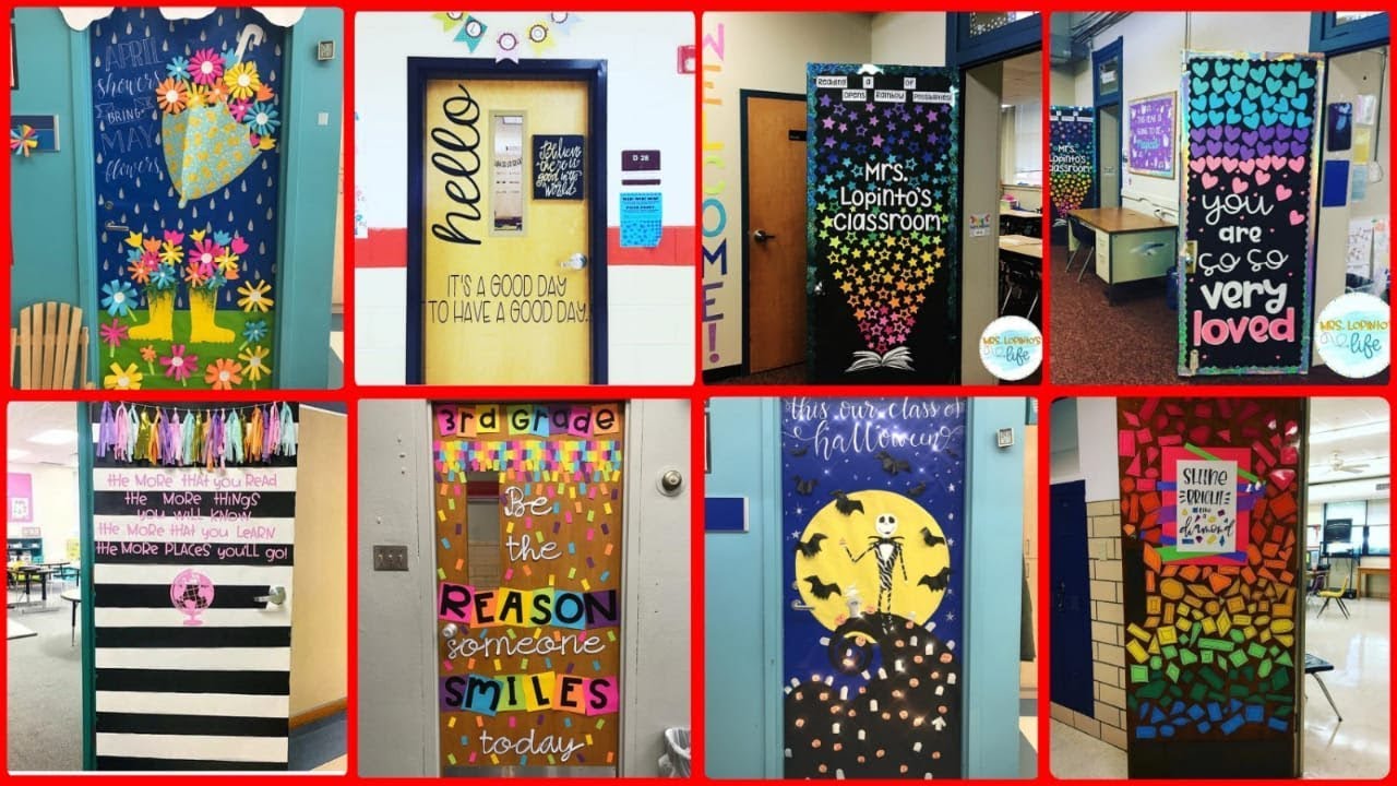Letest Classroom Door Decoration Ideas | Classroom Door Decoration Ideas  For School | - Youtube