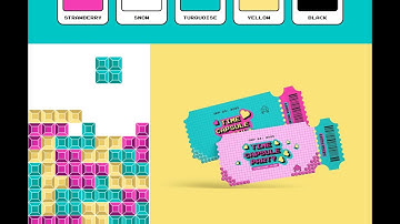 A retro tetris animation in After Effects