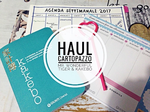 Haul Cartopazzo Mr Wonderful Tiger Kakebo Youtube