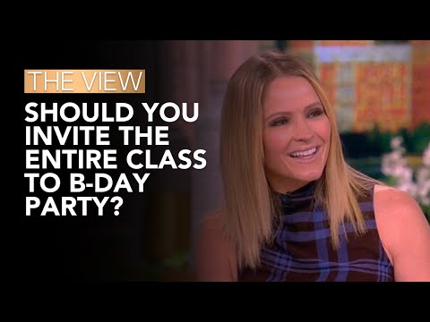 Mom To 12-Year-Old: Invite Entire Class To B-Day Party | The View