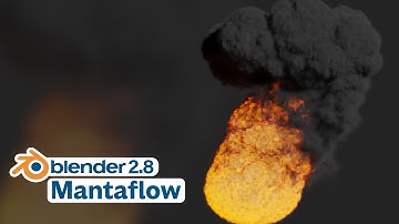 Blender Tutorial - Mantaflow Large Scale Smoke Simulation (2.82)