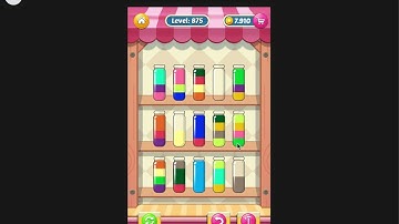 Water Sort Puzzle I Level 875 I  Facebook I SOLVED