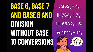 Division involving number base system without converting to base 10