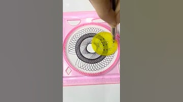 Satisfying Spirograph Art with Calming ASMR Sounds | Stress Relief #relaxing #spirograph #asmrsounds