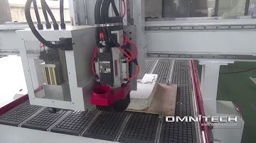 OMNI Carousel ATC CNC Router with Boring unit