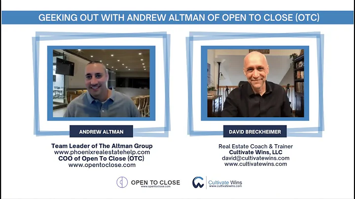 Geeking out Andrew Altman