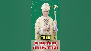 TIN VUI TIN VUI - Bổ nhiệm: Đức Cha Giuse Đặng Đức Ngân làm Tổng Giám mục chính tòa TGP Huế