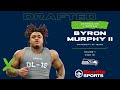 Live reaction to texas longhorns dl byron murphy ii getting drafted by the seattle seahawks