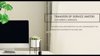 Transfer Of Service (Water)