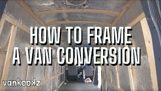 How to Frame a Van Conversion | Attaching Walls in a Van Conversion | Ford Transit DIY Campervan