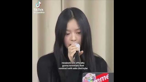 NewJeans members announce contract termination from Ador and HYBE #newjeans #hybe #ador #kpop