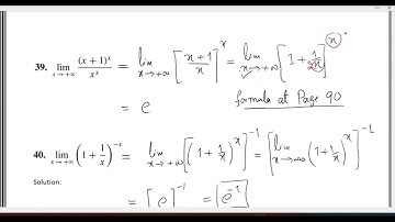 Calculus 1 Ex # 1.3 Q # 39-40 Limits and Continuity: Limits at Infinity