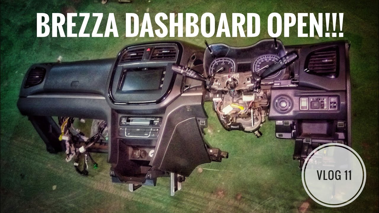 How to open Maruti Suzuki BREZZA dashboard