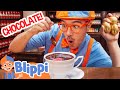 Blippi’s Makes Chocolate Surprise Eggs at the Chocolate Factory! Educational Videos for Kids
