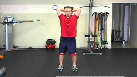 FreeFitnessVideos.com:  Dual Dumbbell Overhead Tricep Extension