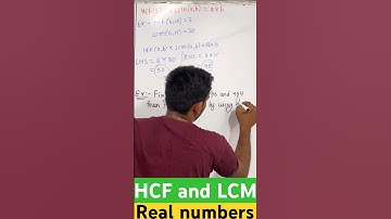 😱🔥HCF and LCM class 10 chapter 1 real numbers #shorts #realnumbers  #class10math #hcfandlcmtricks