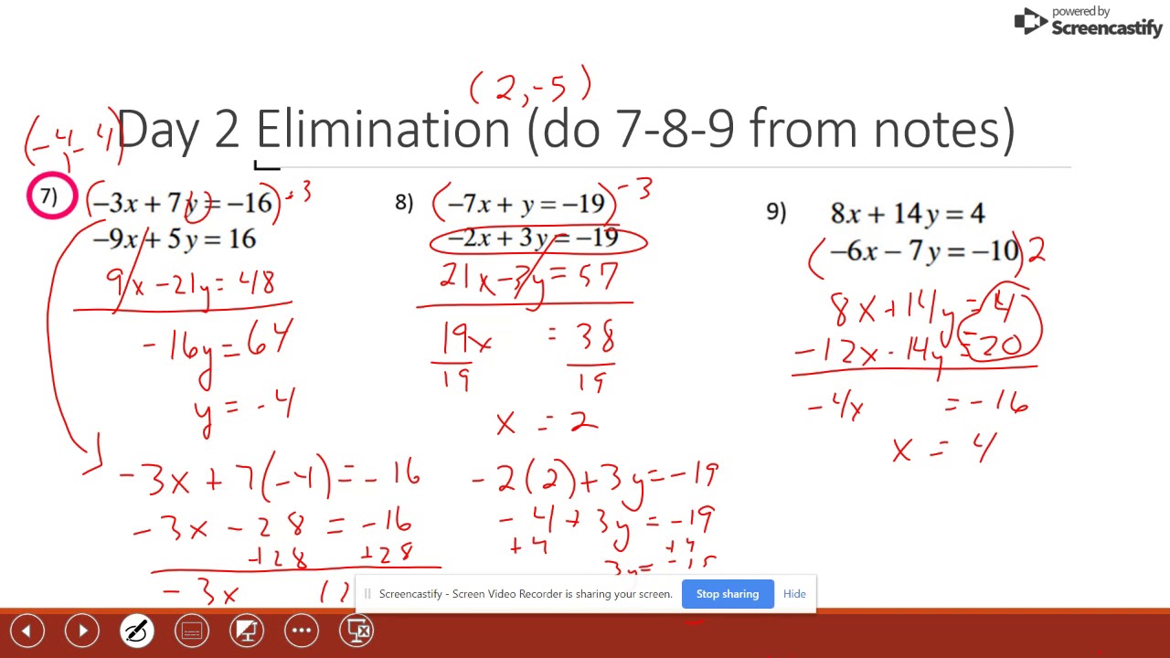 Algebra Elimination Notes YouTube algebra-elimination-notes-youtube