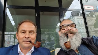 Auf ein Mittagspfeifchen mit Peter Friendenspfeife 😀#Pfeifenfreunde