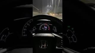 CivicX whatsApp status Night Cruising 🔥💕  #shorts