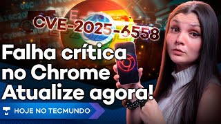 FALHA GRAVE no CHROME! CHINA hackeia CELULARES!? Galaxy S25 FE VAZA; GOLPES em SP!