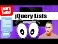 jQuery Lists how to select multiple child elements update style properties with jQuery Code