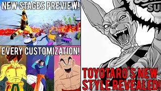 Sparking! ZERO ALL COSTUMES, NEW ABILITIES, STAGES PREVIEW & MORE! TOYOTARO'S NEW ART STYLE! | NEWS