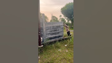 High Performance in Readymade cement concrete compound boundary wall #precast #boundarywall