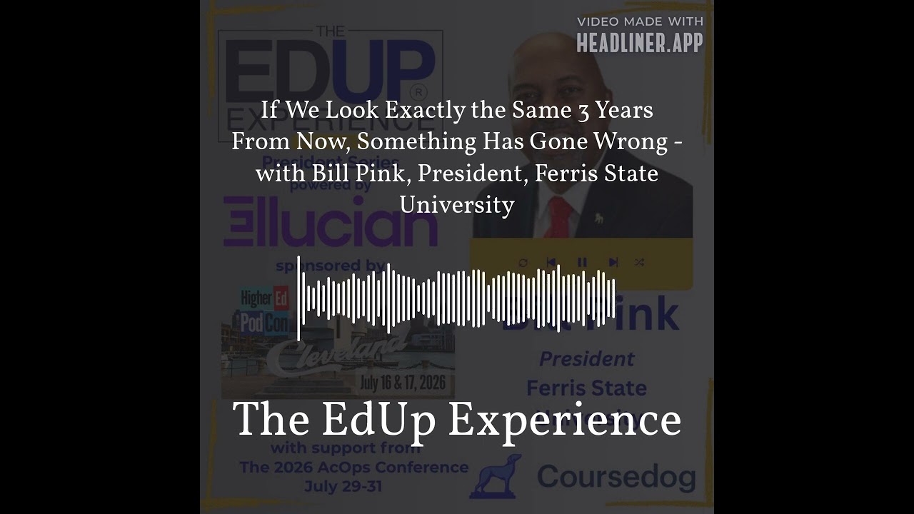 If We Look Exactly the Same 3 Years From Now, Something Has Gone Wrong - with Bill Pink,...