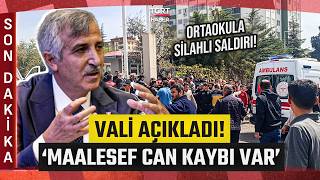 #SONDAKİKA | Kahramanmaraş Valisinden Silahlı Saldırı Açıklaması! 'Maalesef Can Kaybı Var' – TGRT Haber TV