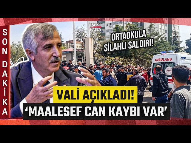 #SONDAKİKA | Kahramanmaraş Valisinden Silahlı Saldırı Açıklaması! 'Maalesef Can Kaybı Var'