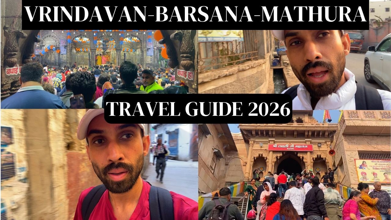 Vrindavan Barsana Mathura Travel Guide : Complete Plan | Vrindavan Places